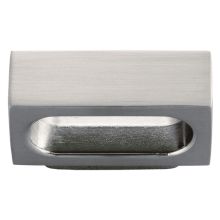 Metropolis 7/8 Inch Center to Center Chic Modern Negative Space Rectangle Cabinet Pull / Drawer Knob