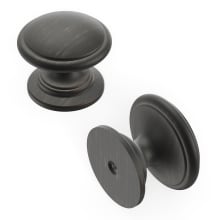 Williamsburg Pack of (10) 1-1/4" Classic Vintage Farmhouse Round Cabinet Knobs / Drawer Knobs
