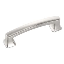 Bridges 3" (76mm) Center to Center Bridge Style Bold Square Cabinet Handle / Drawer Pull