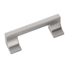 Swoop 3" Center to Center Contemporary Designer Curved Cabinet Handle / Drawer Pull with Mounting Hardware