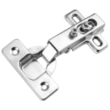 Pack of 10 Pairs - Full Overlay Concealed Euro Cabinet Door Hinge with 105 Degree Opening Angle and Self Close Function - 20 Total