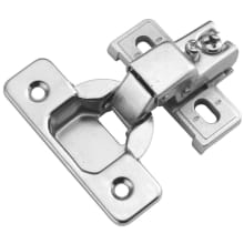 Pack of (10) Pairs - 1/2 Inch Overlay Concealed Euro Cabinet Door Hinge with 105 Degree Opening Angle and Self Close Function - Total 20