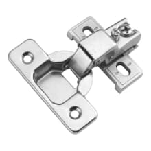 1/2 Inch Overlay Screw-On Concealed European Cabinet Door Hinge with 105 Degree Opening Angle and Self Closing Function - Single Hinge