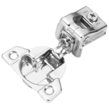 Pack of (10) Pairs - 1-1/4 Inch Overlay Concealed Euro Cabinet Door Hinges with 108 Degree Opening Angle and Self Close Function - Total 20