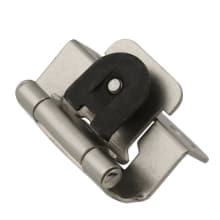 1/2 Inch Overlay Wrap Around Cabinet Door Hinge with Self Close Function and Single Demountability (Package of 2)
