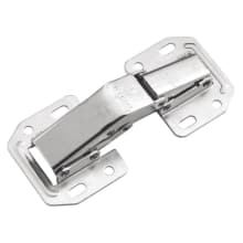 Full Inset/Variable Overlay Screw-On Concealed European Cabinet Door Hinge with 105 Degree Opening - Single Hinge