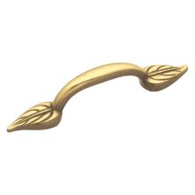 Touch of Spring 3" Center to Center Arch Bow Cabinet Handle / Drawer Pull with Leaf Feet