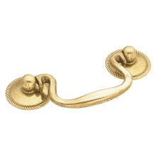 Manor House 2-1/2 Inch Center to Center Traditional Drop Bail Drawer Pull