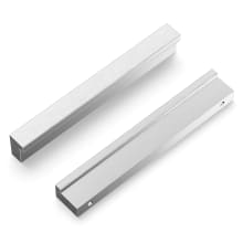 Streamline 3-3/4" Center to Center Sleek Linear Solid Cabinet Handle / Solid Drawer Pull