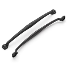 Pack of 5 - Refined Rustic 18" Center to Center Raw Blacksmith Style Cabinet Handles / Drawer Pulls