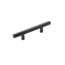 Contemporary 2-1/2" (64mm) Center to Center Round Bar Cabinet Handle / Drawer Bar Pull