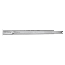 Single - 1029 Series 24 Inch 3/4 Extension Center Mount Ball Bearing Drawer Slide with 35 Lbs. Weight Capacity