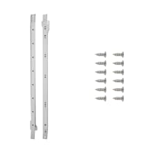 Full Pair Set - 1750 Series 24 Inch 3/4" Extension Side Mount Euro Drawer Slide with 75lb Weight Capacity