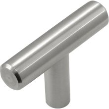 Contemporary 2" T Bar Stainless Steel Cabinet Knob / Drawer Bar Knob
