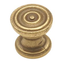 Manor House 1/2" Regal Estate Traditional Button Cabinet Knob / Drawer Knob