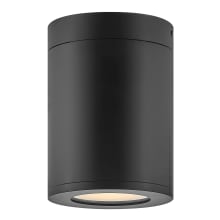 Silo 1 Light 7" Tall Outdoor Coastal Elements Dark Sky Flush Mount Ceiling Fixture with LED Bulb Included