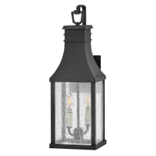 Beacon Hill 2 Light 23" Tall Heritage Outdoor Wall Sconce