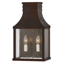 Beacon Hill 2 Light 17.25" Tall Heritage Outdoor Wall Sconce