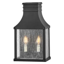 Beacon Hill 2 Light 17.25" Tall Heritage Outdoor Wall Sconce
