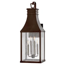 Beacon Hill 4 Light 32" Tall Outdoor Wall Sconce