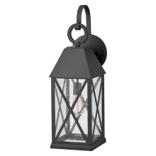 Briar 1 Light 26" Tall Outdoor Wall Sconce