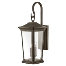 Bromley 3 Light 30" Tall LED Outdoor Wall Sconce with LED Bulbs Included