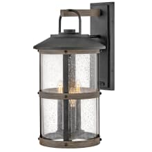 Lakehouse 3 Light 24" Tall Open Air Outdoor Wall Sconce
