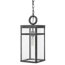 Porter Single Light 8" Wide Lisa McDennon Open Air Outdoor Mini Pendant