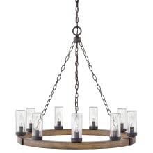 Sawyer 9 Light 30" Wide Open Air Outdoor Chandelier with LED Bulbs Included