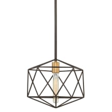 Astrid 1 Light 12" Wide Cage Pendant