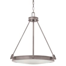 Collier 4 Light 21-1/2" Wide Pendant with Etched Opal Glass