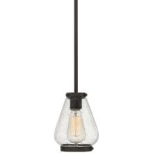 Finley 1 Light 6" Wide Indoor Mini Pendant with Clear Seedy Glass