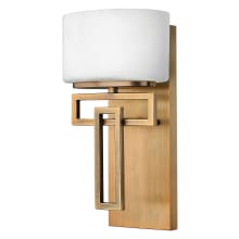 Lanza 1 Light 12" Tall Bathroom Sconce with Halogen Bulb Included