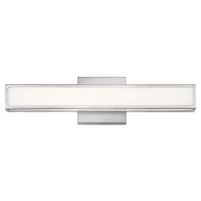 Alto 18" Wide ADA Integrated LED Bath Bar with White Acrylic Shade