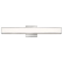 Alto 24" Wide ADA Integrated LED Bath Bar with White Acrylic Shade