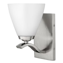 Josie 1 Light 4.5" Wide Bathroom Sconce with Etched Opal Glass Shade