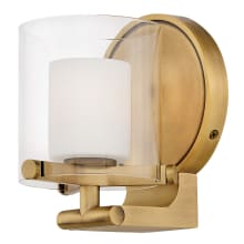 Rixon 1 Light 5-1/2" Wide Bathroom Sconce with Etched Opal Inner Glass