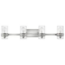 4 Light 34" Wide Bathroom Vanity Light