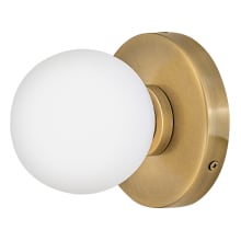 Audrey 1 Light 5" Wide Bathroom Sconce / Ceiling Light with LED Bulb Included
