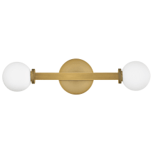 Audrey 2 Light 20" Wide Bathroom Vanity Light with LED Bulbs Included