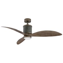Merrick 60" 3 Blade Smart LED Indoor Ceiling Fan with HIRO Remote Control