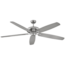 Grander 72" 5 Blade Indoor Ceiling Fan with Wall Control