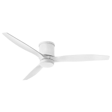 Hover Flush 60" 3 Blade Smart LED Indoor / Outdoor Ceiling Fan with HIRO Control