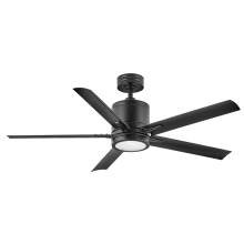 Vail 52" 5 Blade Smart LED Indoor / Outdoor Ceiling Fan with HIRO Control