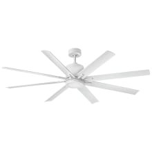 Vantage 66" 8 Blade Smart LED Indoor / Outdoor Ceiling Fan with HIRO Control