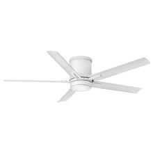 Vail Flush 52" 5 Blade Smart LED Indoor / Outdoor Ceiling Fan with HIRO Control