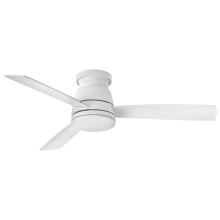 Trey 52" 3 Blade Smart LED Indoor / Outdoor Ceiling Fan with HIRO Control