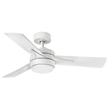 Ventus 44" 3 Blade Smart LED Indoor Ceiling Fan with HIRO Control