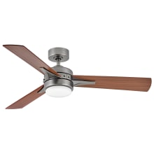 Ventus 52" 3 Blade Smart LED Indoor Ceiling Fan with HIRO Control
