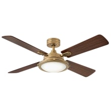 Collier 54" 4 Blade Indoor LED Smart Ceiling Fan with HIRO Control